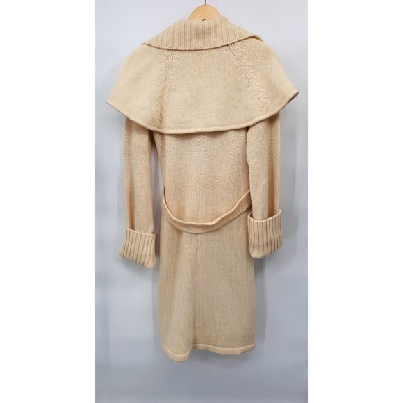 Vintage 70s Maurada Cardigan Bishop Sleeve Old Money Grannycore Large Wool Blend - Picture 7 of 10